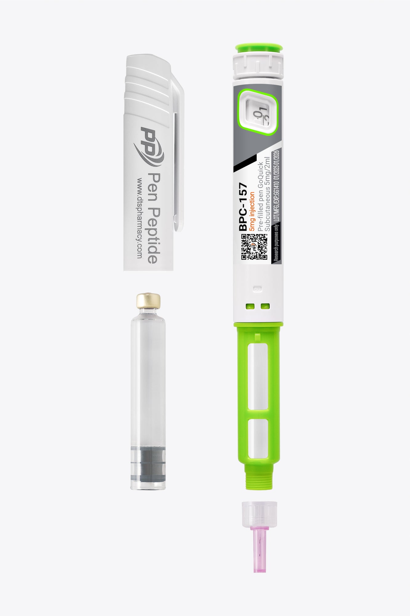Peptida BPC-157 în stilou