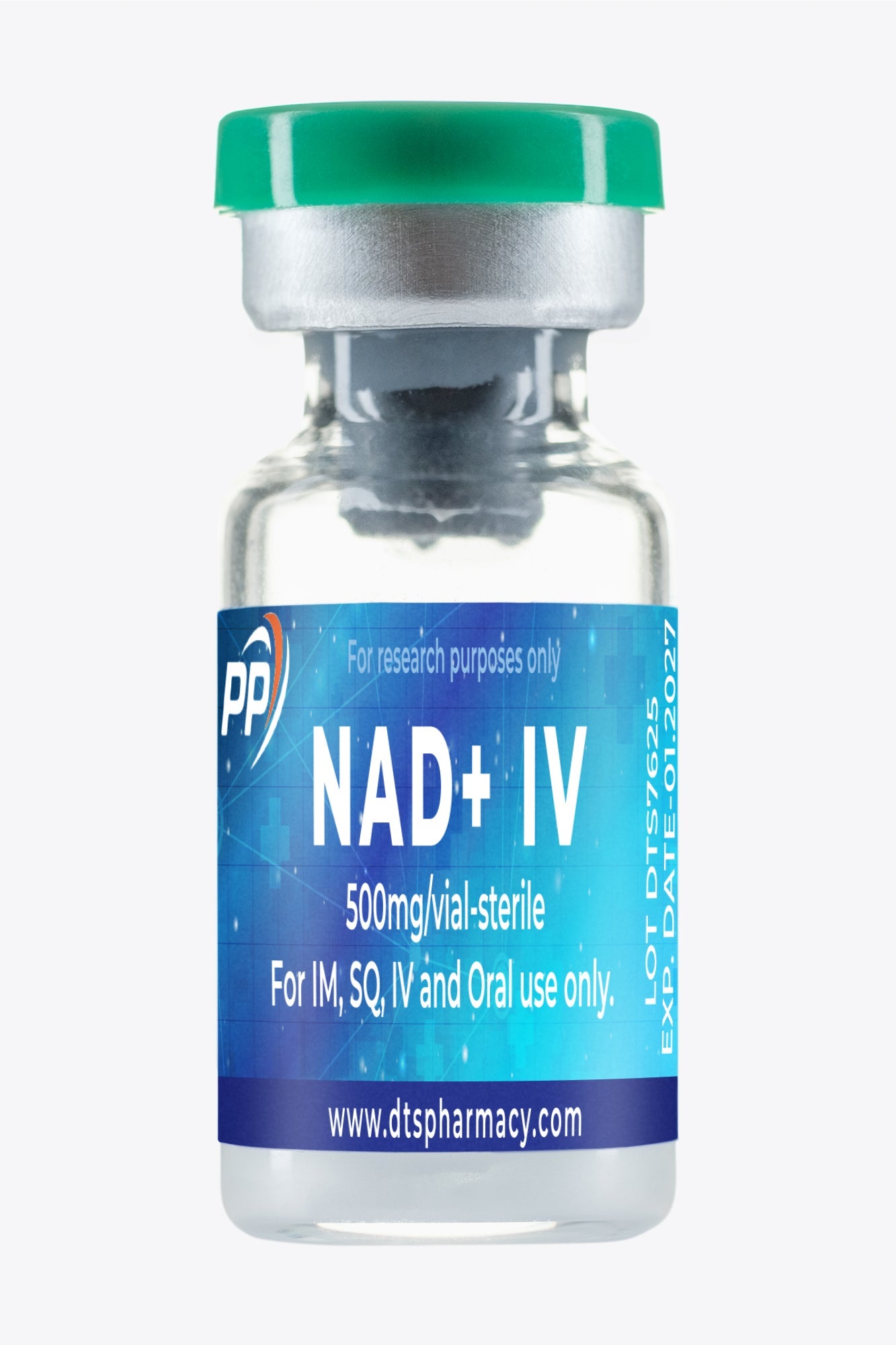 Flacon cu NAD+ 500 mg pentru administrare intravenoasă