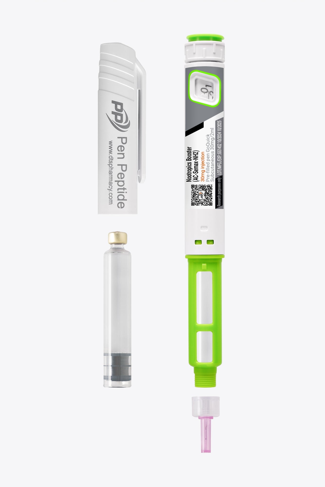 Peptida Nootropics Booster (ac-semax-nh2) în stilou