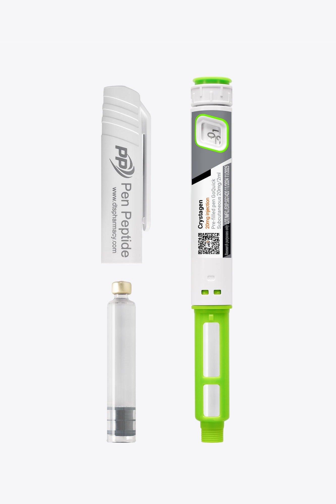 Peptida Crystagen (Glu-Asp-Pro) în stilou