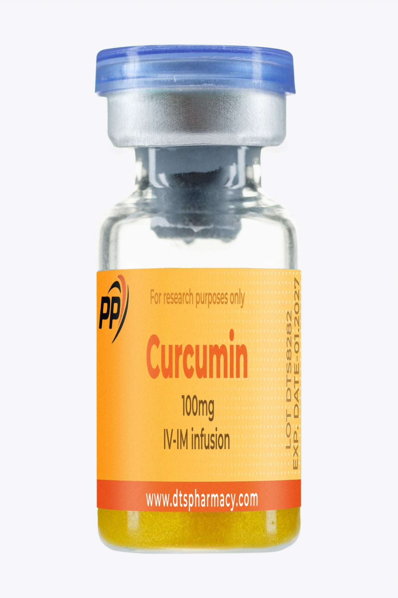 Flacon cu Curcumină 100 mg pentru administrare intravenoasă și intramusculară