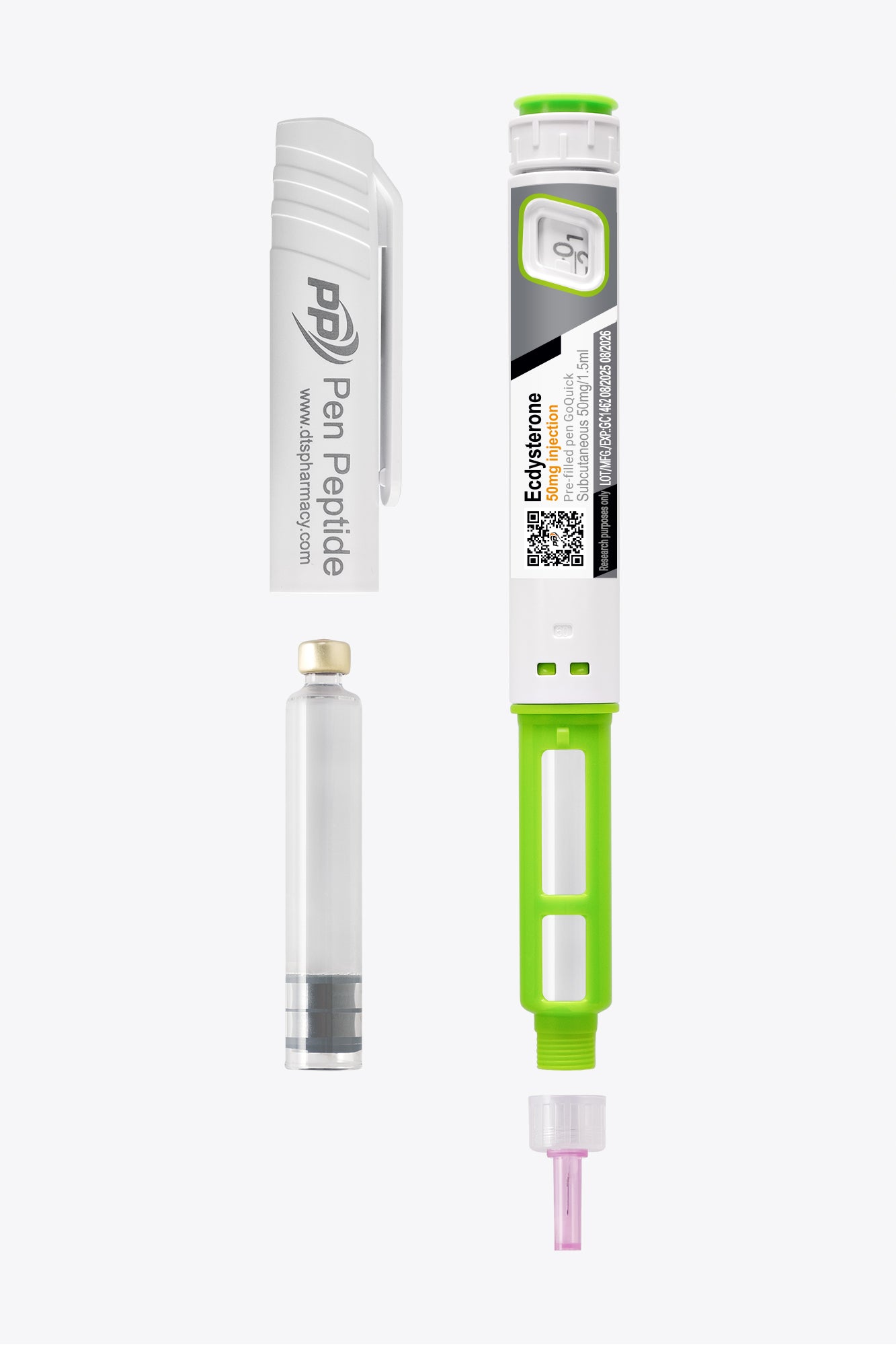 Ecdysterone în stilou pentru injecție subcutanată