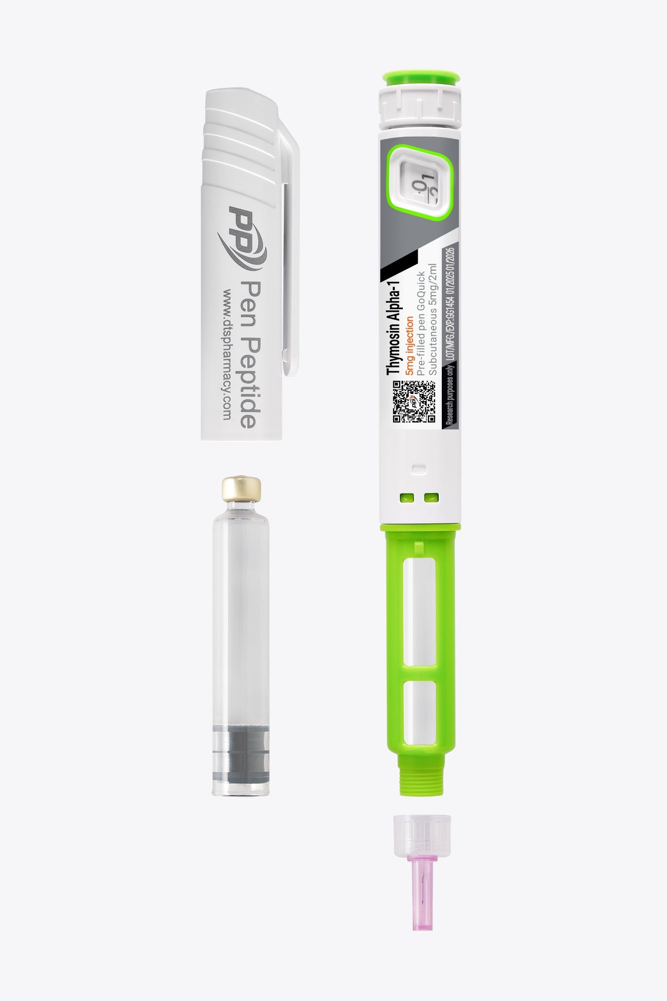 Peptida Thymosin alpha 1 în stilou