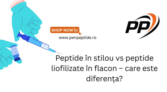 Peptide în stilou vs peptide liofilizate în flacon