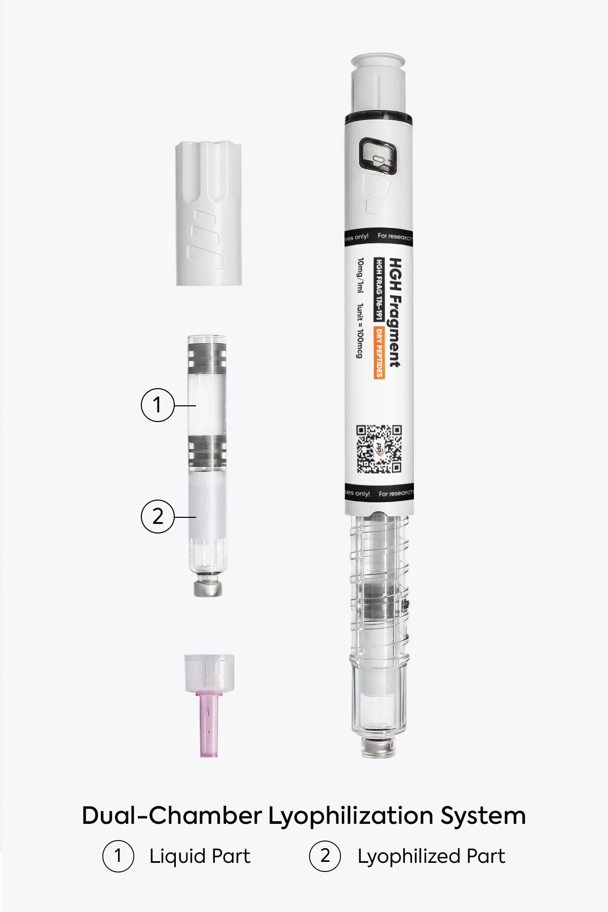 Stilou Dual-Chamber HGH Fragment 176-191 10 mg