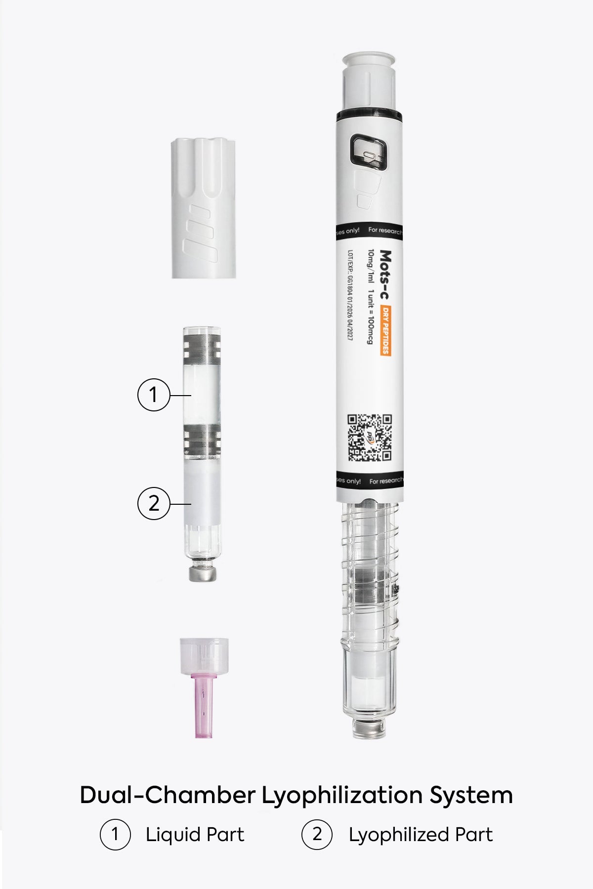 Stilou Dual-Chamber MOTS-c 10 mg